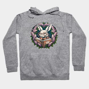 Reading Bunny Rabbit Hoodie